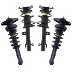 02-06 Mini Cooper Front & Rear Complete Strut & Spring Assembly Kit (4pc)