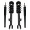 11-18 300 3.6L Base; 11 Challenger RWD Front & Rear Loaded Strut & Shock Kit (4pc)