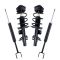 13-16 Dodge Dart w/ MT, w/ AT (exc Ltd, GT) Front & Rear Complete Strut & Shock Kit (4pc)