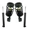 01-06 BMW X5 Front Complete Strut & Rear Shock Absorber Kit (4pc)