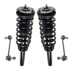 10-12 Ford Fusion; 10-11 Milan w/3.0L Front Shock & Spring Assembly Pair w/ Link