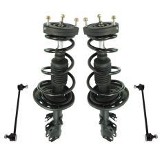 12-17 Toyota Camry (exc SE) Rear Loaded Struts & Spring Assemblies w Links  4pc