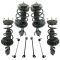 12-17 Toyota Camry (exc SE) Front & Rear Loaded Struts & Spring w Links 8pc