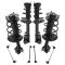 12-14 Toyota Camry SE Front & Rear Loaded Struts & Spring w Links 8pc