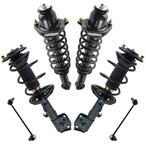 09-10 Toyota Corolla 1.8L Front & Rear Strut & Spring Assembly w/ Links (6pc)