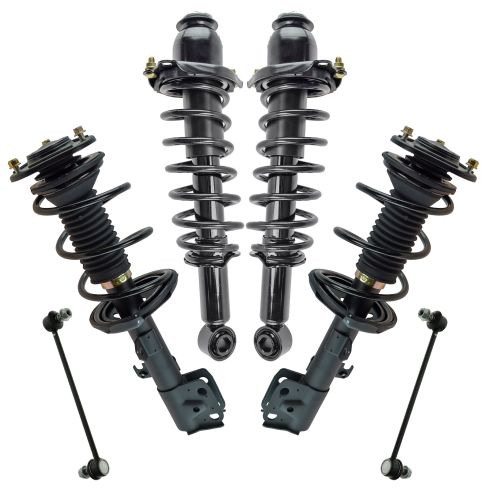 11-13 Toyota Corolla 1.8L Front & Rear Strut & Spring Assembly w/ Links (6pc)