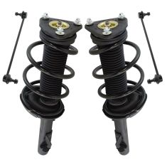13-16 Ford Escape Front Complete Strut & Spring Assembly w Links 4pc