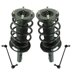 10-12 Ford Taurus (exc SHO) Front Strut & Spring Assembly w Links 4pc