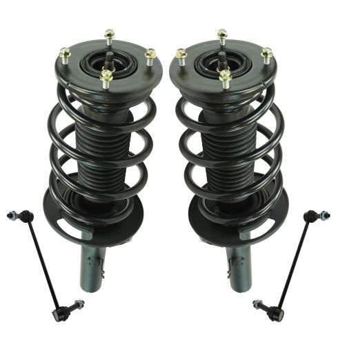 10-12 Ford Taurus (exc SHO) Front Strut & Spring Assembly w Links 4pc