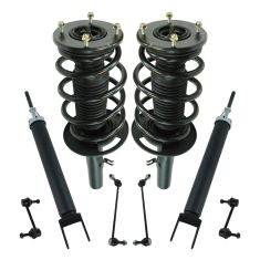 10-12 Ford Taurus (exc SHO) Front Strut & Spring Assembly Rear Shock w Links 8pc