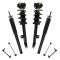 12-14 Dodge Challenger, Charger R/T RWD Front & Rear Complete Strut Shock w Links Kit (8pc)