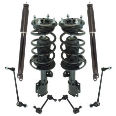 13-16 Ford Explorer Front & Rear Complete Strut & Shock with Links Kit (8pc)