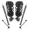 09-14 Nissan Cube Front & Rear Loaded Strut & Shock Kit w/ Links (6pcs)