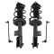 12-14 Sonata (wo Sport Susp) Complete Front Strut & Spring Assembly w/ Links 4pc
