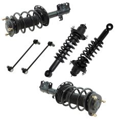 14-18 Corolla Front & Rear Complete Strut & Spring Assembly w/ Links Kit (6pc)