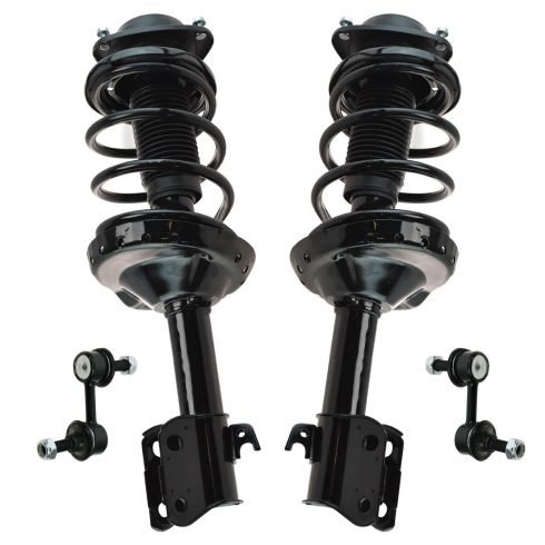 06-08 Subaru Forester Front Complete Strut & Spring Assembly w Links Kit (4pc)