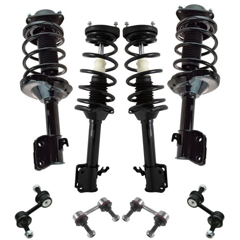 Front Complete Strut & Coil Spring Assemblies Pair for 2006-2008 Subaru Forester