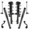 12-13 Nissan Rogue; 14-15 Select Frt & Rr Loaded Strut & Shock w Links Kit (8pc)