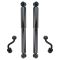 08-17 Nissan Rogue; 14-15 Select Rear Shock Absorber w/ Links Kit (4pc)