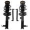 14-15 Chevy Malibu; 16 Malibu Limited Front Complete Strut & Spring Assembly w Links Kit (4pc)