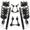 07-15 Mazda CX-9 Front Rear Loaded Strut & Shock w/ Links Kit 8pc