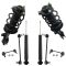 11-13 Sportage, Tucson AWD Front Rear Loaded Strut & Shock w/ Links Kit 8pc