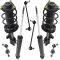 11-13 Sportage, Tucson FWD Front Rear Loaded Strut & Shock w/ Links Kit 8pc