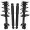 06-08 Toyota Rav4 Base & Ltd Front Rear Loaded Strut & Shocks Kit 4pc