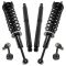 07-18 Toyota Tundra Front Rear Strut & Spring Shock w/ Links Kit 6pc