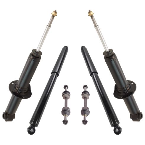 09-13 Ford F150 RWD Front & Rear Shock Absorber w/ Links Kit 6pc
