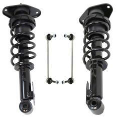 07-14 Mini Cooper (exc JCW) Rear Shock & Spring Assembly w/ Links Kit 4pc