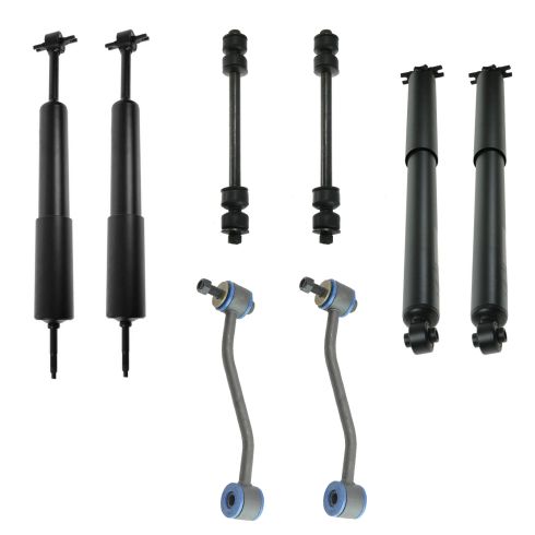 97-01 Explorer, Mountaineer Front & Rear Shock w/ Sway Link Kit 8pc