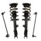 10-12 Hyundai Santa Fe Front Strut & Spring Assembly w/ Links Kit 4pc