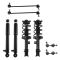 14-15 Sorento; 15-18 SantaFe Sport FWD Frt Rr Loaded Strut Shock Links Kit 8pc