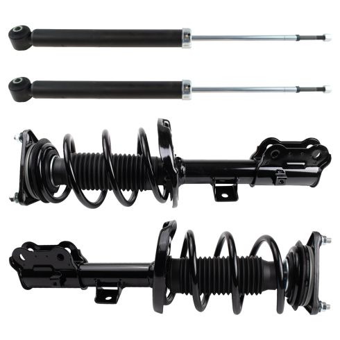 Kia Soul Front & Rear 4 Piece Complete Strut Assembly
