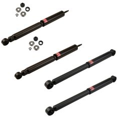 94-02 Ram 2500 3500 4WD (8800GVW) Front & Rear Shock Set of 4 Excel-G (KYB)
