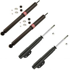 87-93 Ford Mustang 5.0L Front & Rear Shock Strut Set of 4 Excel-G (KYB)