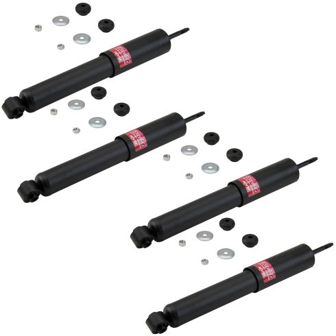 97-04 Ford F150 4WD Front & Rear Shock Absorber Set of 4 Excel-G (KYB)