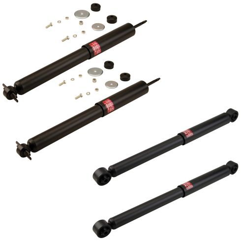 99-04 Jeep Grand Cherokee Front & Rear Shock Absorber Set of 4 Excel-G (KYB)