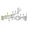 98-99 Dodge Ram 2500, 3500 w/4WD Drag Link (Front, Inner, Left, To LH Outer Adj. Sleeve)