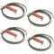 06-10 Ford, Lincoln, Mercury; 07-09 Mazda Multifit Tire Pressure Monitor Sensor Band Kit (Set of 4)