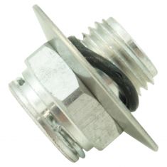 98-12 GM; 05-09 Saab Rad Side; AT Oil Coler Line Conector w/Bevel (1/2 In Tube x 9/16-18UNF Th) (DM)