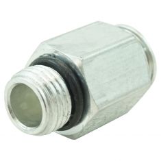 04-11 GM Multifit AT Line Quick Connector, AT Side -long Fitting (3/8 In Tube x 9/16-18UNF Thd) (DM)