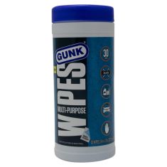~GUNK~ Multi-Purpose Cleaning Wipes (30 Count (8 X 12 Inch 2-Sided Smooth or Scrubby Texture))