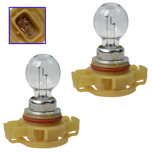 11-15 Chrysler; 10-15 Dodge, Jeep Multifit Driving Fog Light Bulb Replacement w/Socket Pair(MP)