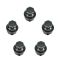 Lug Nut Cap Black (Set of 5)