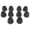 99-04 Ford Pickup; 00-02 Expedition, Navigator (M14-2.0 x 22.6mm (21mm Hex)) Black Lug Nut (Box 10)