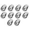 68-12 Acura, BMW, GM, Ford, Chrys, Plus (M12-1.5 x 35.1mm) Bulge Seat Chrome Acorn Nut (Box of 10)