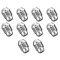 68-12 Acura, BMW, GM, Ford, Chrys, Plus (M12-1.5 x 35.1mm) Bulge Seat Chrome Acorn Nut (Box of 10)