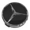 90-15 Mercedes Benz C CL CLA CLS E G ML GL GLK S SL SLK Class Raised Chrome/Black Center Cap (MB)